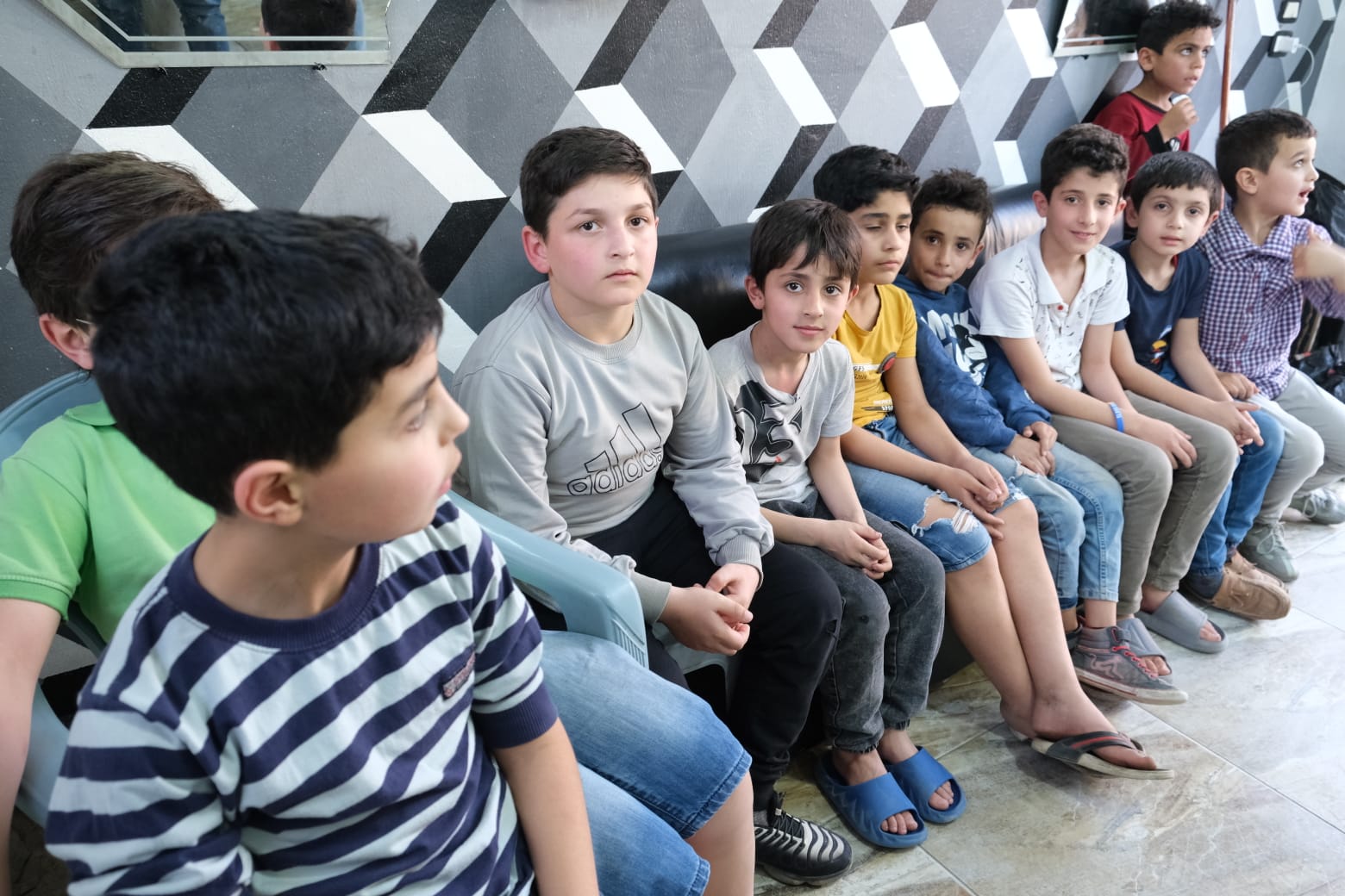 حلاقة العيد المجانية لأولاد وبنات العيرونية